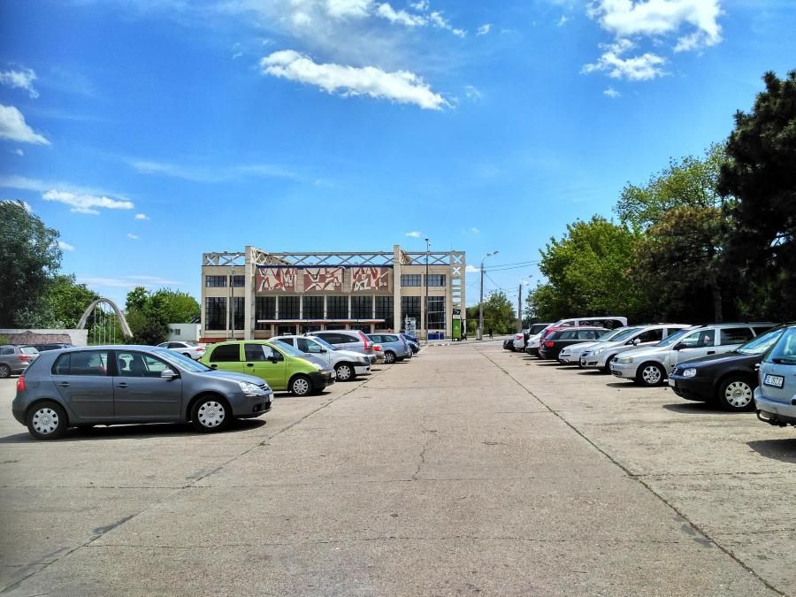 Parcometru pe esplanada Stadionului ”Dunărea”