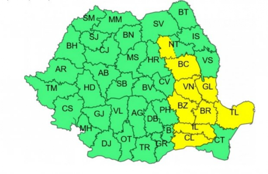 Caniculă, temperaturi de până la 39 de grade și vijelii