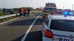 Accident grav pe Drumul European. Cinci persoane au fost rănite