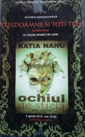 O scriitoare, pe scenă/ Katia Nanu şi un spectacol-lectură