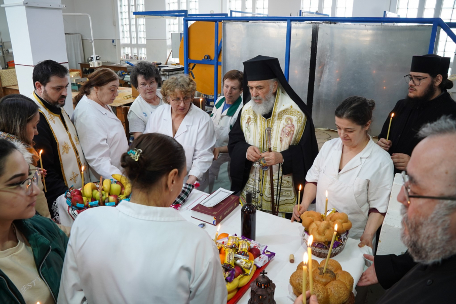 Atelierul eparhial de lumânări și-a sărbătorit ocrotitoarea spirituală