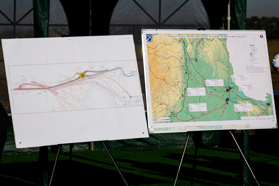 Începe proiectarea variantei ocolitoare a Galațiului. Contract semnat în mijlocul câmpului