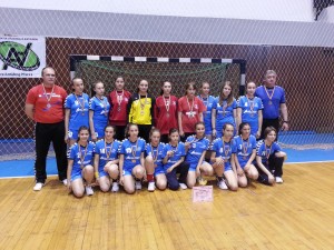 Junioarele de la Danubius 2010 au venit cu MEDALII de la Campionatul Naţional de handbal