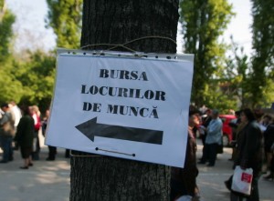 Criza a redus numărul locurilor de muncă vacante de la 100.000 la mai puţin de 30.000