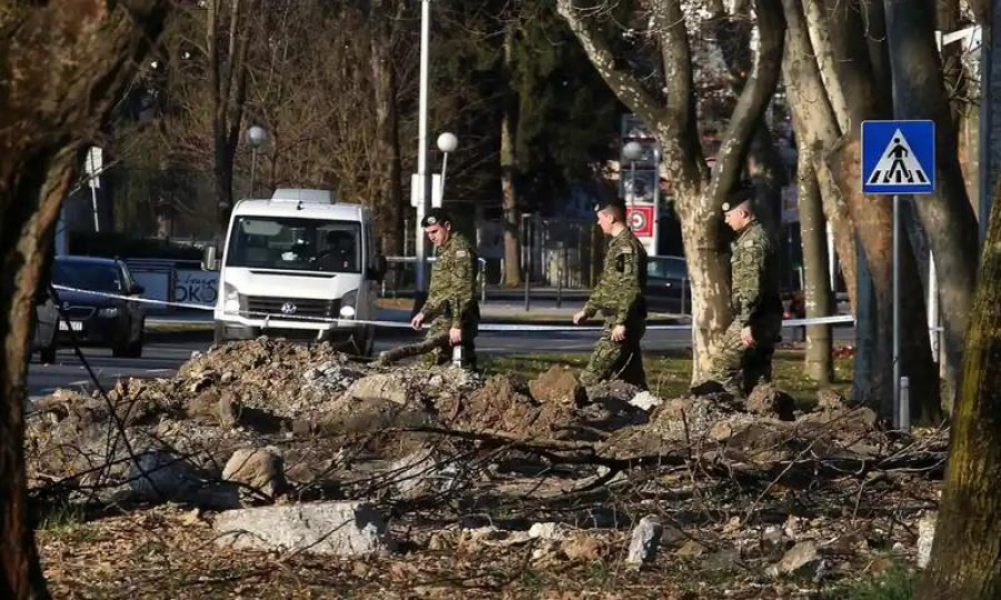Dronă militară prăbușită în Croația, după ce a trecut şi prin România
