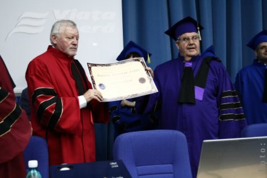 Prof. dr. Aurel Ardelean, Doctor Honoris Causa al Universităţii Danubius