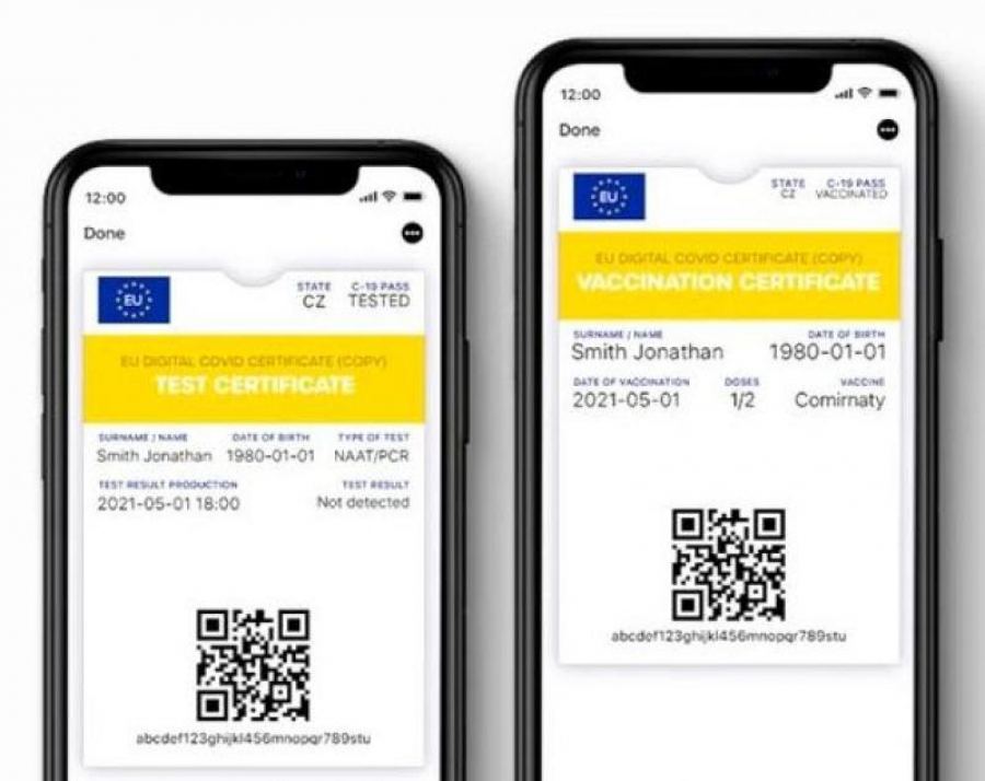 Certificatul de vaccinare, în Apple Wallet