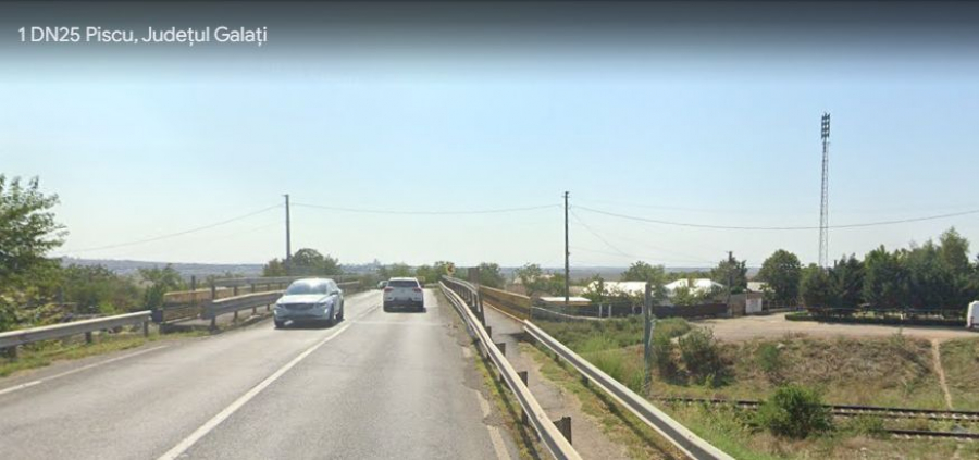 Rute alternative și restricții de trafic pe podul din comuna Piscu