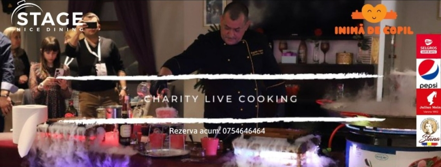 Cină caritabilă la Restaurantul Stage Nice Dining. Chef Bogdan Ivanov vă invită să faceţi o faptă bună!