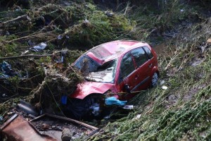 UPDATE / Imagini FOTO &amp; VIDEO cu dezastrul lăsat de viitură în comuna gălăţeană Cuca