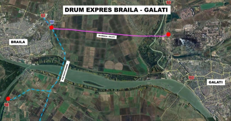 UPDATE Când ar trebui să fie gata drumul expres Brăila-Galaţi? Contractul de proiectare şi execuţie a fost semnat