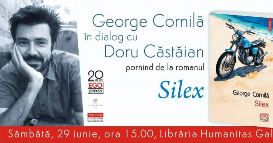 Scriitorul George Cornilă, în dialog cu prof. Doru Căstăian