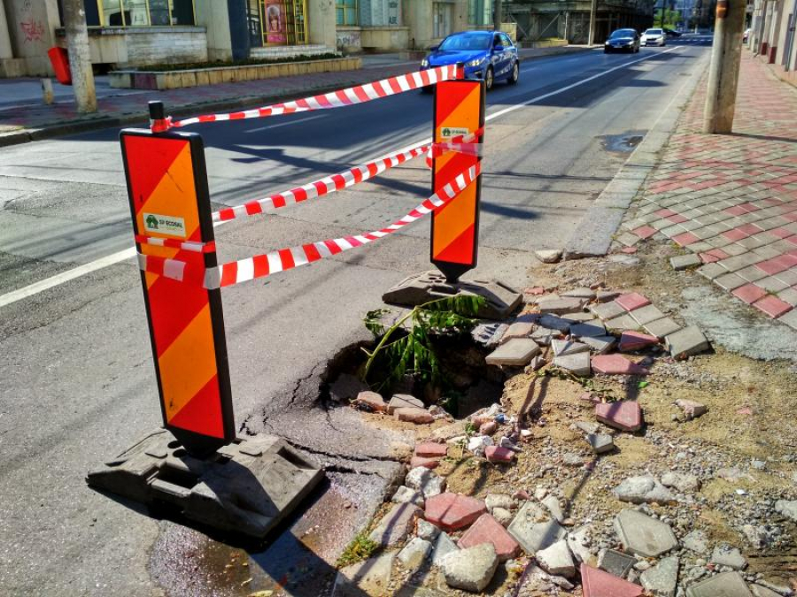 Surpare apărută pe strada Domnească