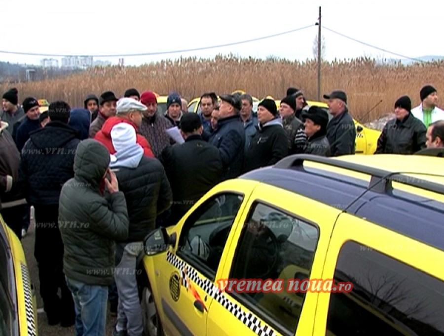 VASLUI: Protest al taximetriştilor