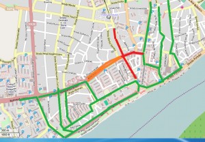 Atenţie, şoferi! Trafic dat peste cap în centrul Galaţiului
