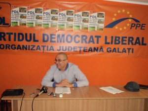 Alegeri în PDL Galaţi / Doru Resmeriţă nu are contracandidat pentru şefia partidului