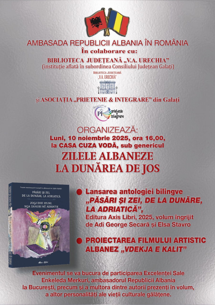 Zilele albaneze la Dunărea de Jos, girate de ambasador