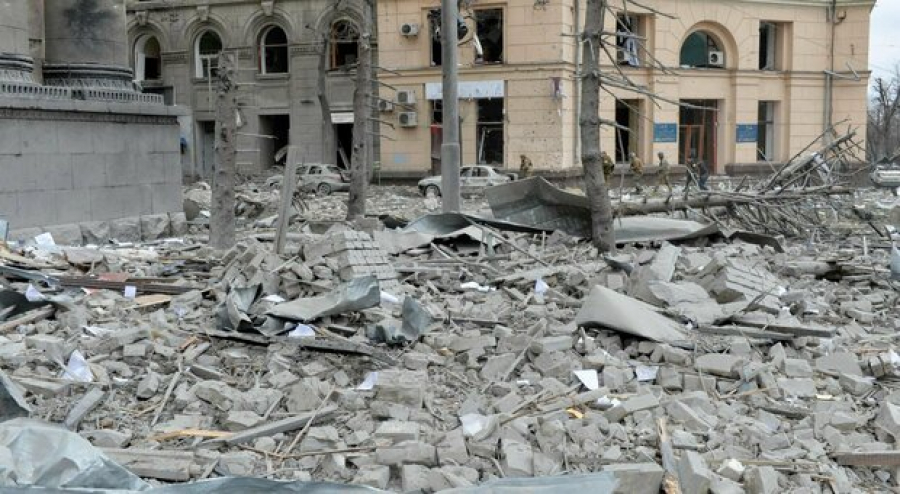 21 de civili ucişi lângă Harkiv în bombardamentele de joi
