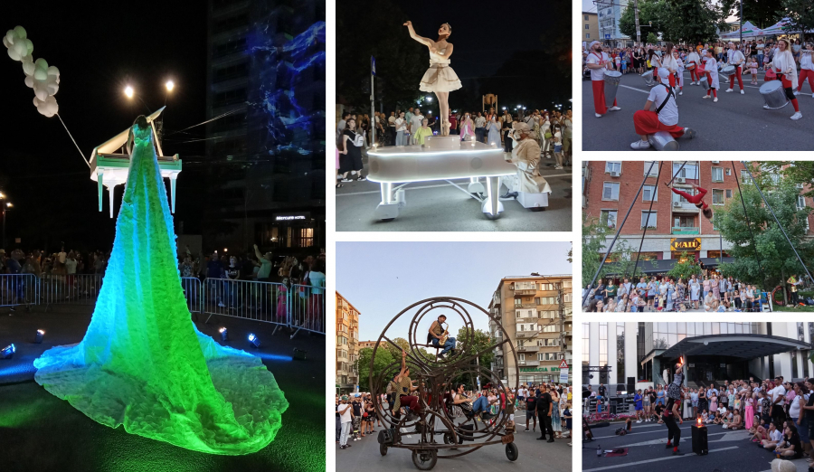 Baletul aerian de pe faţada Primăriei şi pianul zburător din Centru. Cum au fost primele două zile de StreetFest 2025 (FOTO şi VIDEO)