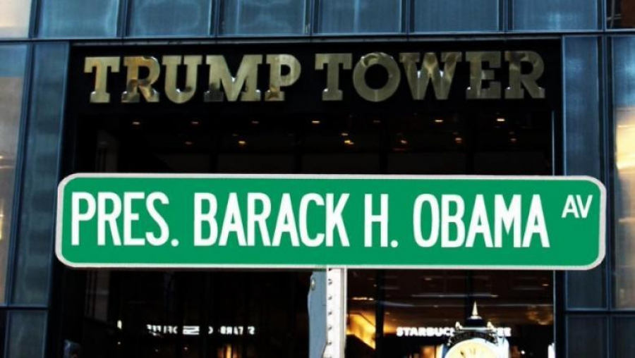 Adresa lui Trump, pe bulevardul Obama