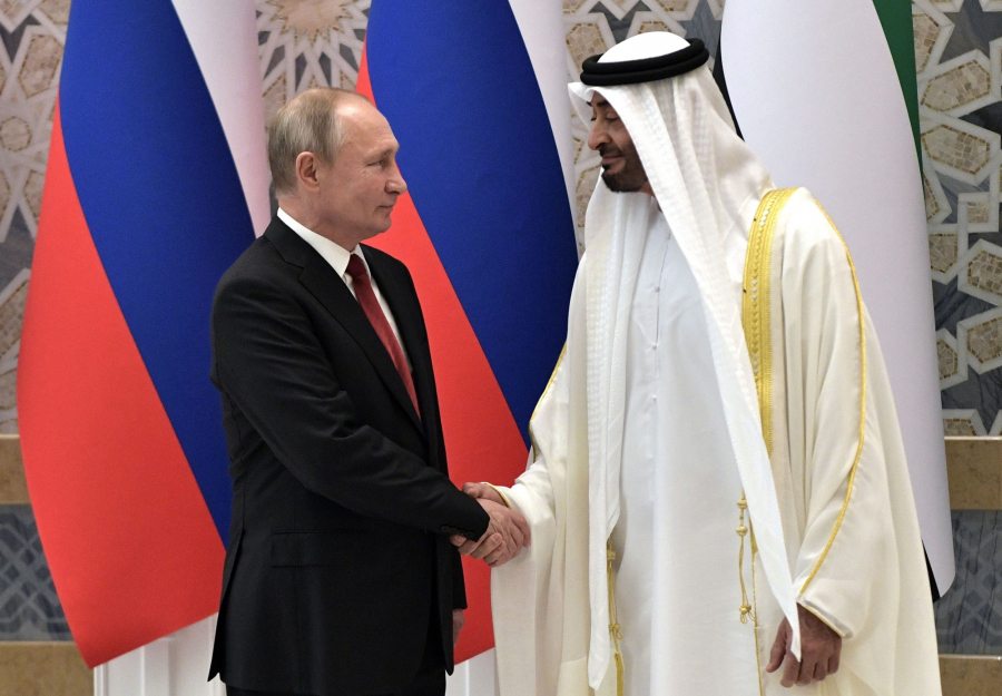 Vladimir Putin, în Emirate și Arabia Saudită
