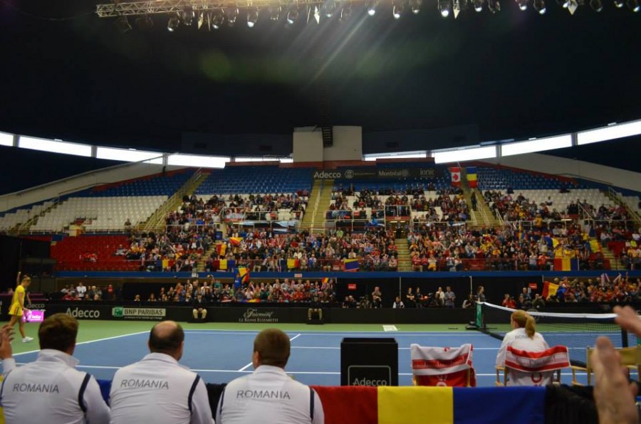 RELATARE DIN MONTREAL/ Meciul de la Fed Cup, o adevărată SĂRBĂTOARE pentru românii din Canada (FOTO)