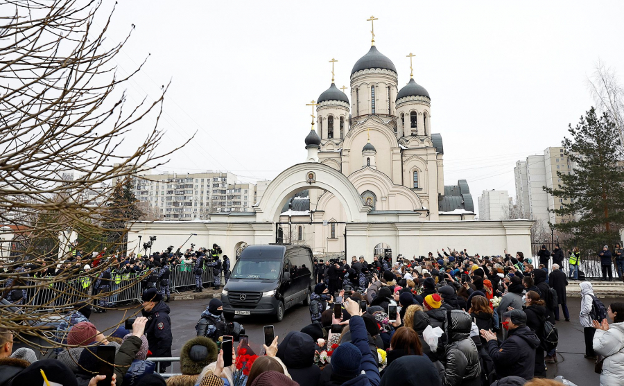 "Operațiune specială" a forțelor de securitate ruse, la înmormântarea lui Navalnîi