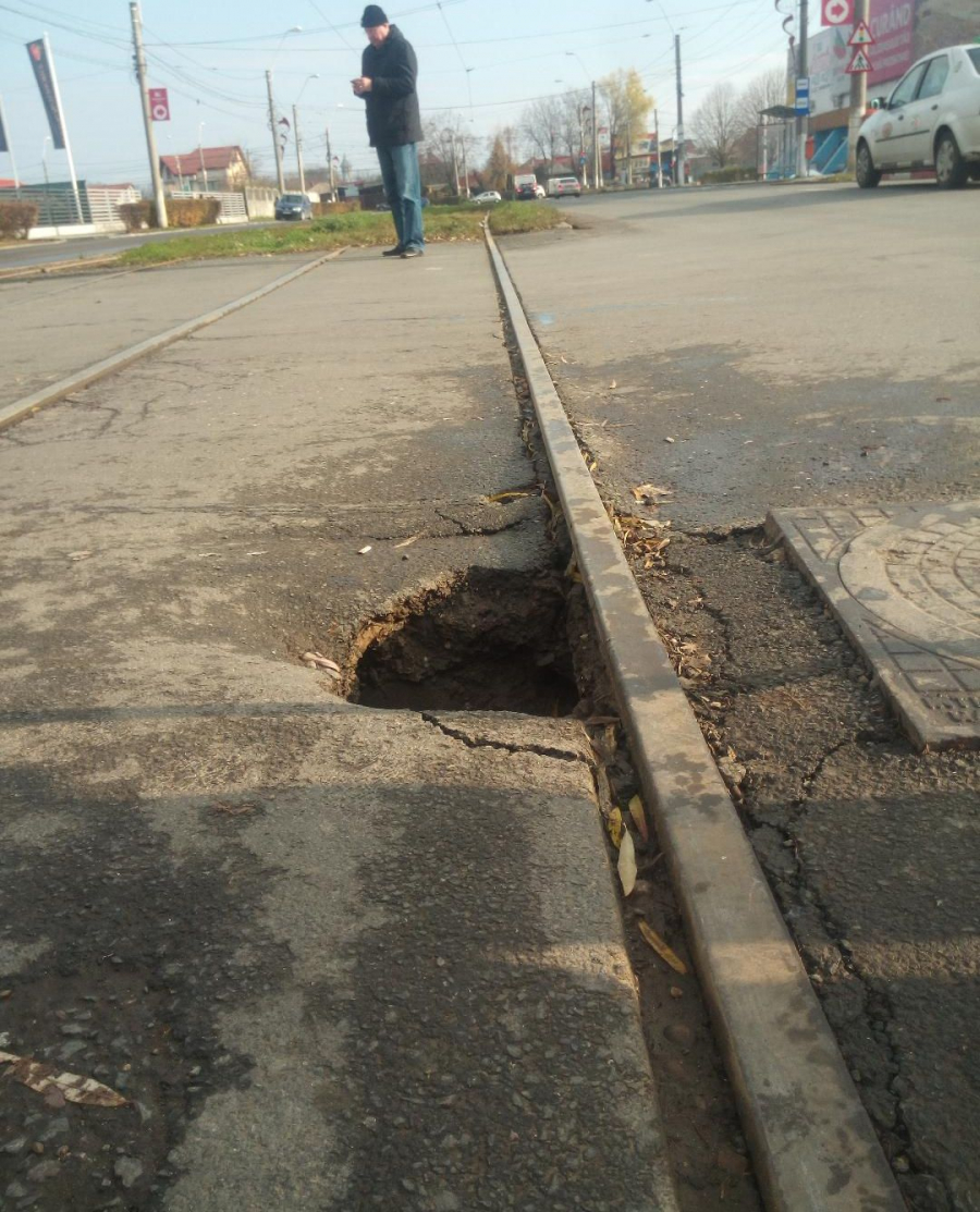 O surpare a afectat circulaţia tramvaielor în Galați
