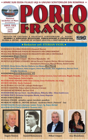 Revista „Porto-Franco”, la numărul 318