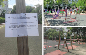 O sută de familii cer insistent un loc de joacă pentru copiii lor (FOTO)