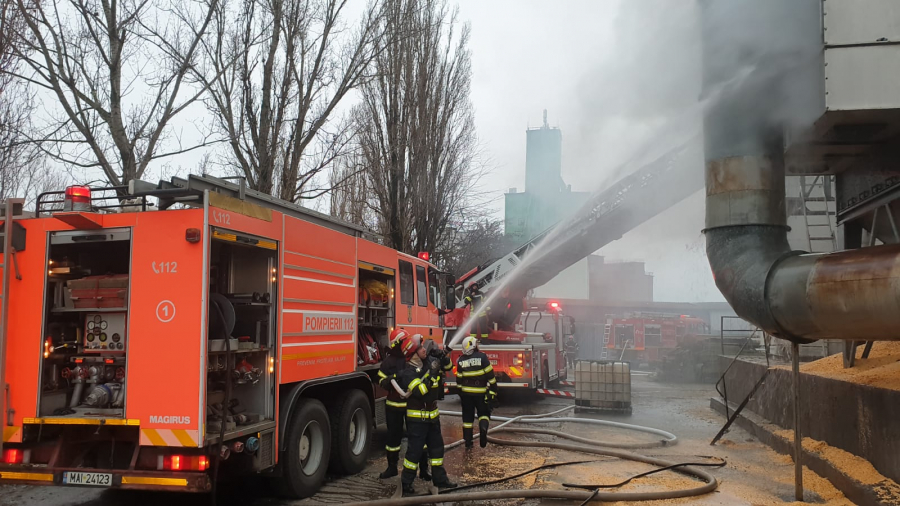 A luat foc moara de pe Ştefan cel Mare