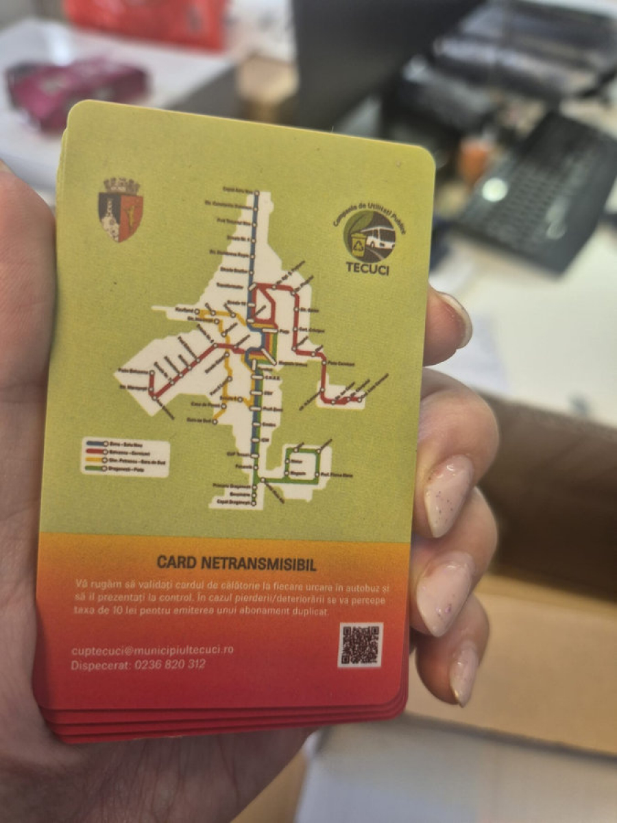 Sistem e-ticketing în transportul public din Tecuci