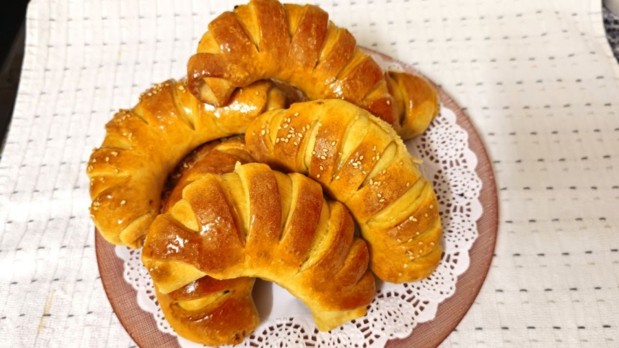 Cornuri cu ciocolată de post