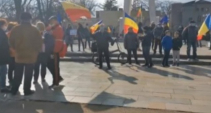 Protest față de măsurile anti-Covid și la Galați