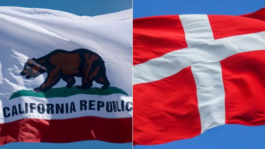 Danezii vor să cumpere... California