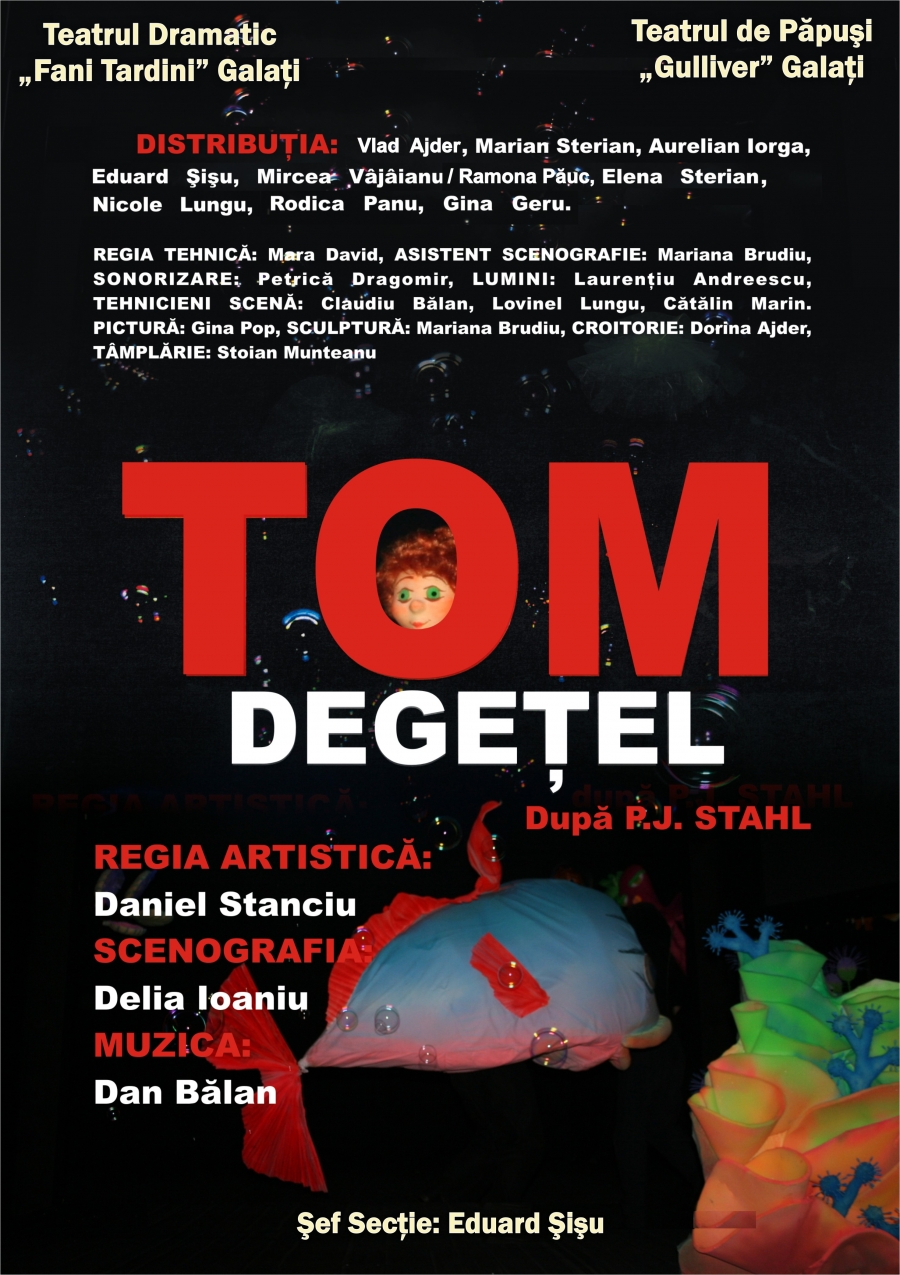 "Tom Degeţel", un spectacol plin de haz