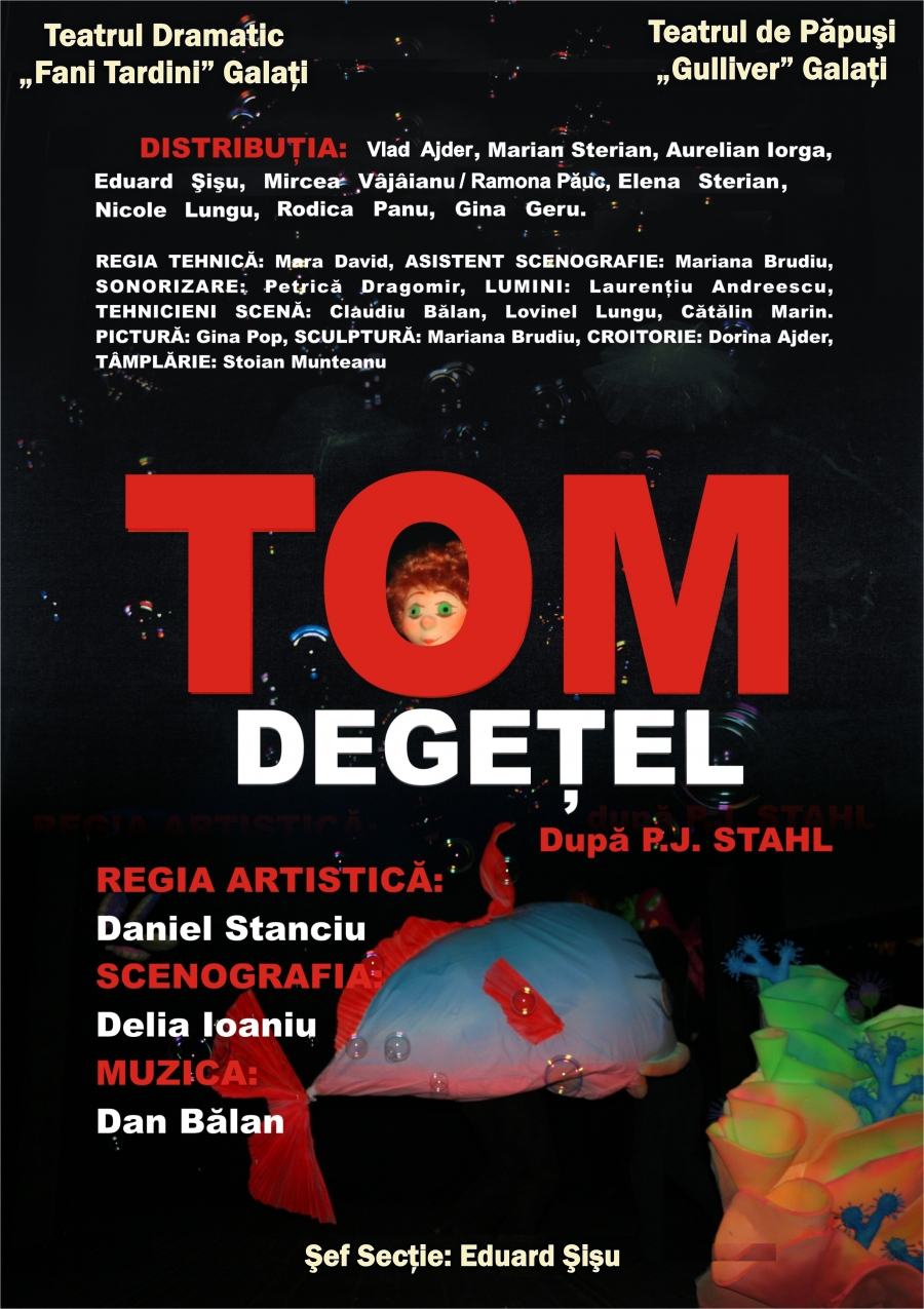 "Tom Degeţel", un spectacol plin de haz