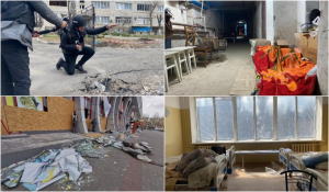 Spital de copii dintr-un oraş ucrainean înfrăţit cu Galaţiul, bombardat