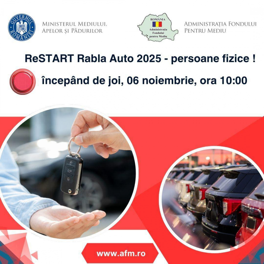 „Rabla Auto 2025” a redeschis înscrierile