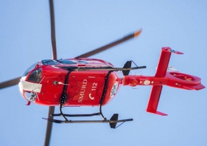 Intervenţie cu elicopterul SMURD Galaţi la Tulcea