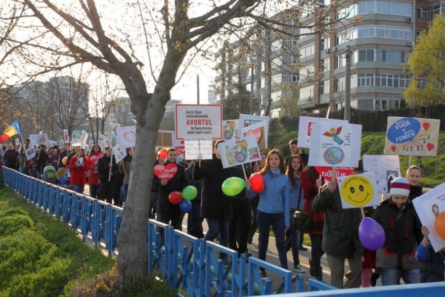 "Marşul pentru viaţă", la Galaţi