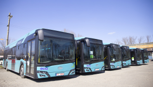 Încă șase autobuze hibrid completează flota Transurb