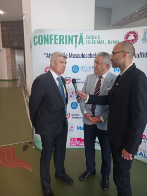 Peste 450 de participanți la Galați, la prima ediție a conferinței &bdquo;Afecțiunile musculo-scheletale &ndash; abordare multidisciplinară clinico-imagistică&rdquo;