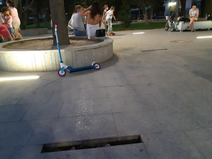 Capcane pentru cei mici, în parcul de la Spicu