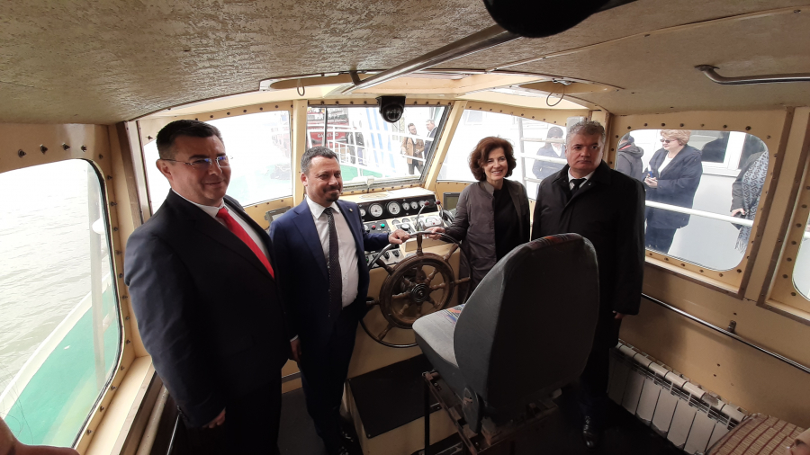 Statul francez a donat AFDJ Galați o pilotină pentru Canalul Sulina (VIDEO)