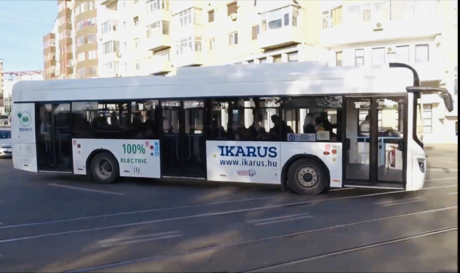 Gălățenii vor putea călători gratis cu un autobuz electric