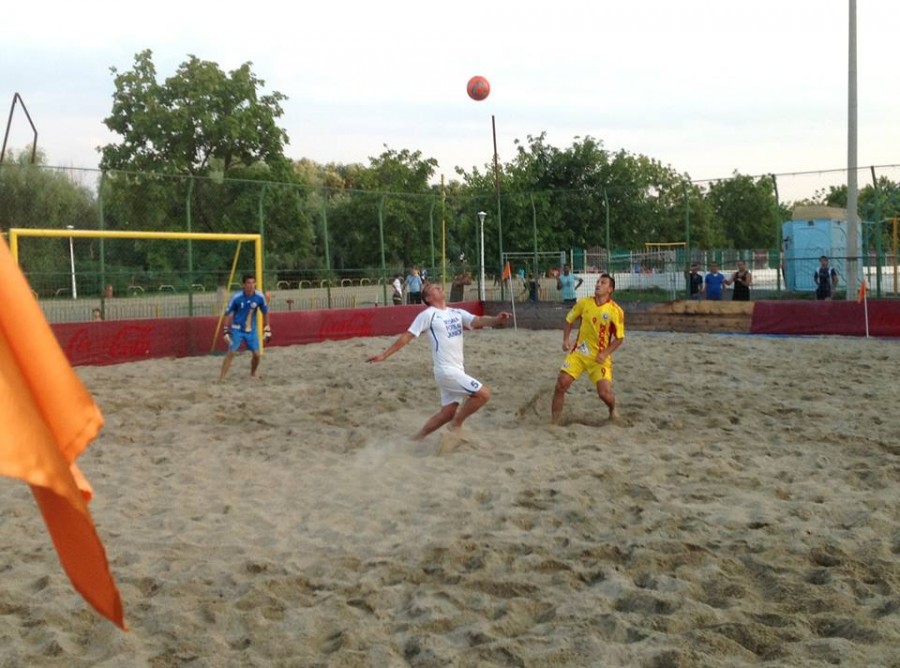 La Galaţi, etapă zonală a Campionatului Naţional de fotbal pe plajă