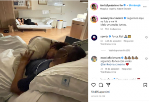 Fiica lui Pele, mesaj din spitalul în care este internat legendarul fotbalist: “Încă o noapte împreună”