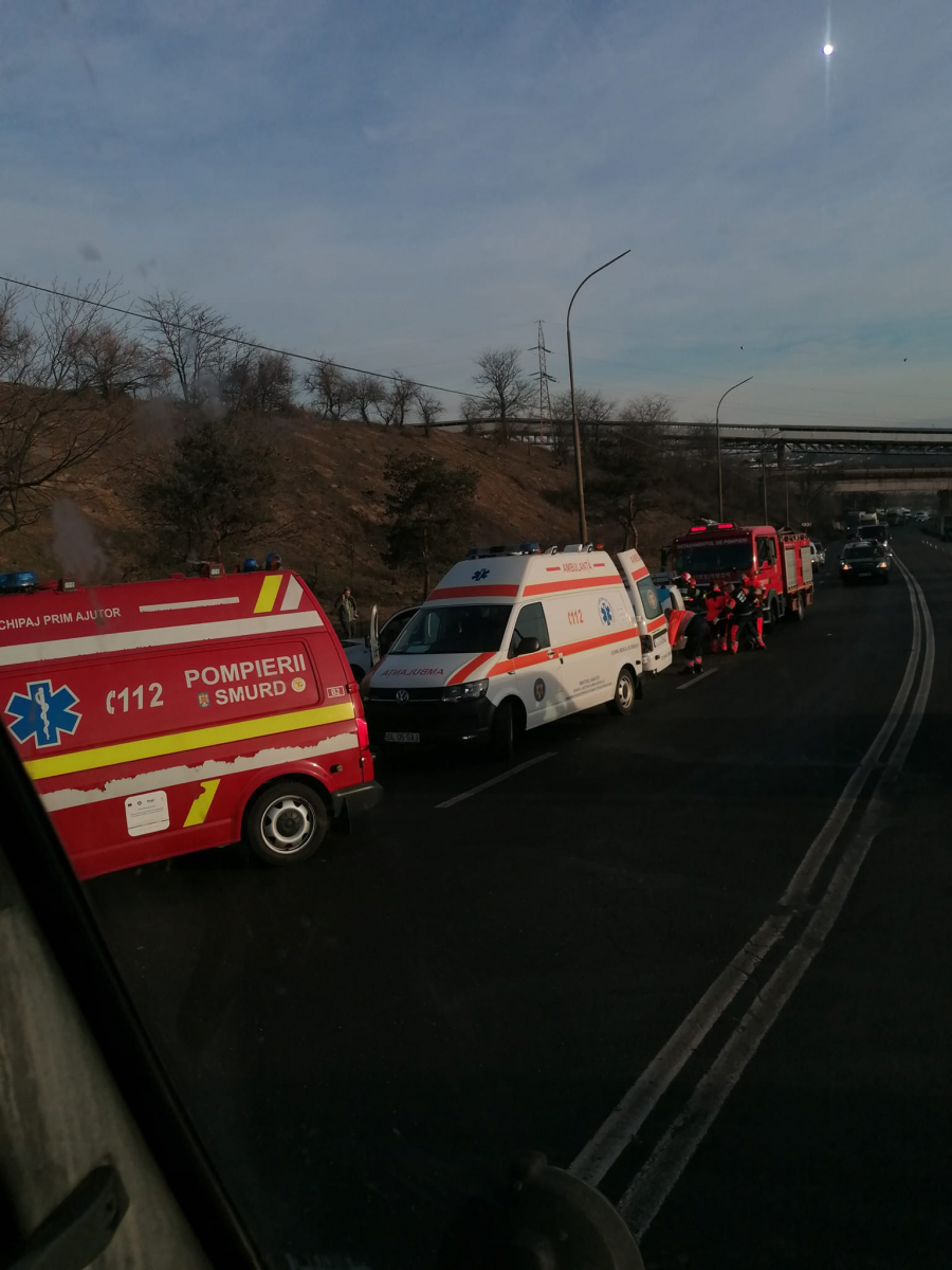 Accident grav la Tirighina. Duba de la curierat și cea de la cablu, ciocnire pe contrasens