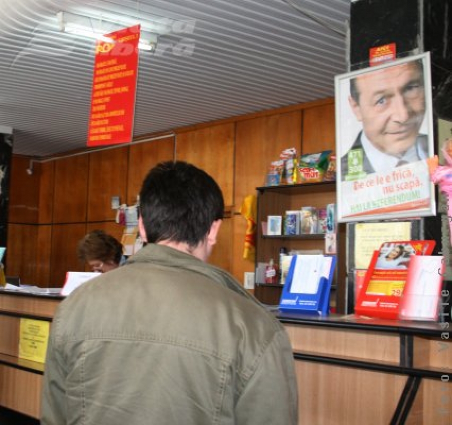 Campanie electorală în oficiile poştale 